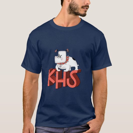 KHSブルドッグティー Tシャツ (正面)