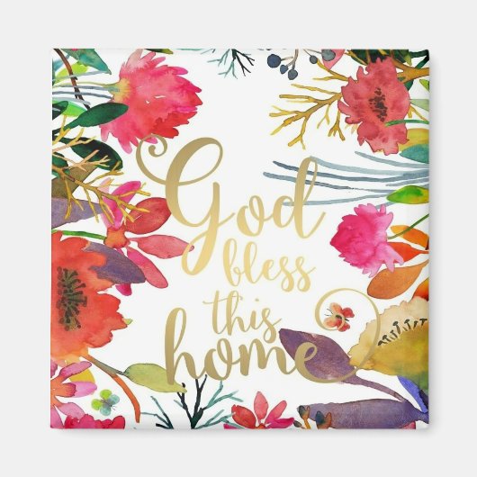 KHS神このホームマグネットを祝福 マグネット (正面)