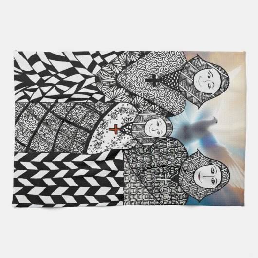 KHS Catholic Nuns Kitchen Towel キッチンタオル (横)