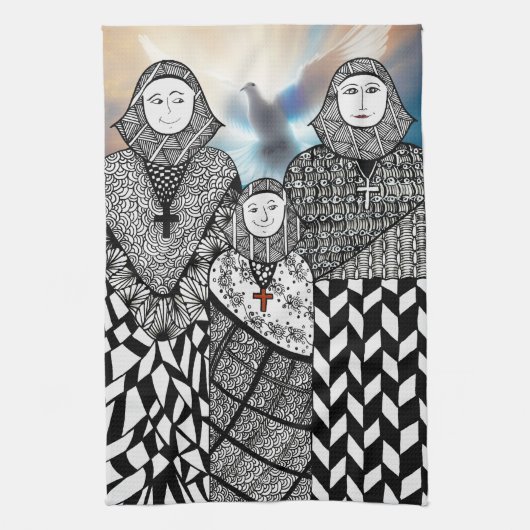 KHS Catholic Nuns Kitchen Towel キッチンタオル (縦)