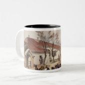 Khutur Karagatch、pのRaglan主の本社 ツートーンマグカップ (正面左)