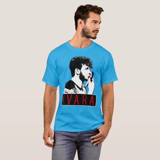  Khvicha Kvaratskhelia Tシャツ (正面フル)