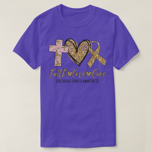 Ki小児癌認識度仮装信仰愛C Tシャツ (デザイン正面)