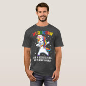 Ki Dabbing Unicorn Nursicorn Nurse Costume Lover Tシャツ (正面フル)