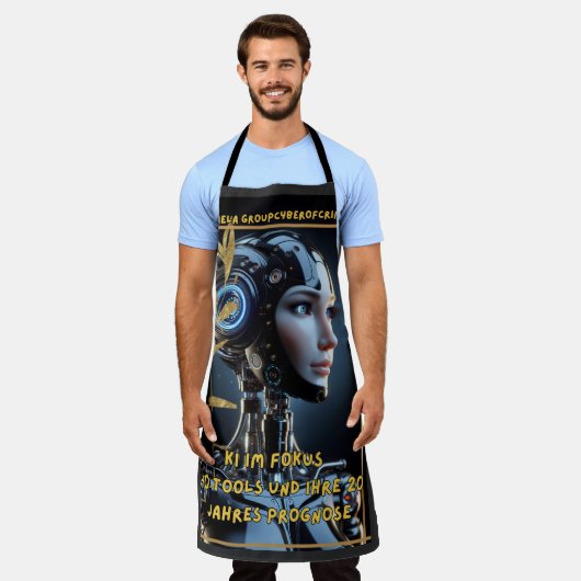 KI im Fokus エプロン (着用した状態)