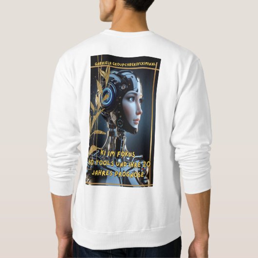KI im Fokus スウェットシャツ (裏面)