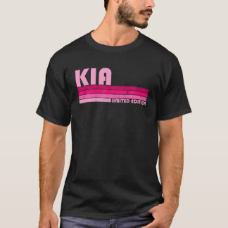 KIA名パーソナライズされたレトロヴィンテージ80S 90S誕生日 Tシャツ