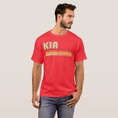 KIA 名前入り レトロ ヴィンテージ 80年代 90年代 誕生日 Tシャツ (正面フル)