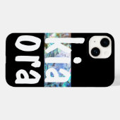 KIA ORA NEW ZEALAND GREETING PAUA NZ MAORI KIWI Case-Mate iPhoneケース (裏面 (横))