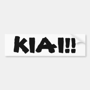KIAI!! バンパーステッカー