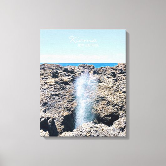 Kiama Blowall NSWオーストラリア キャンバスプリント (正面)