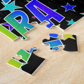 KIARA名、おもしろい「ハッピーバースデー」 ジグソーパズル (側面)