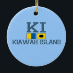 Kiawah Island。 セラミックオーナメント<br><div class="desc">Kiawah Island。</div>