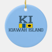 Kiawah Island。 セラミックオーナメント (裏面)