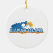 Kiawah Island。 セラミックオーナメント (裏面)