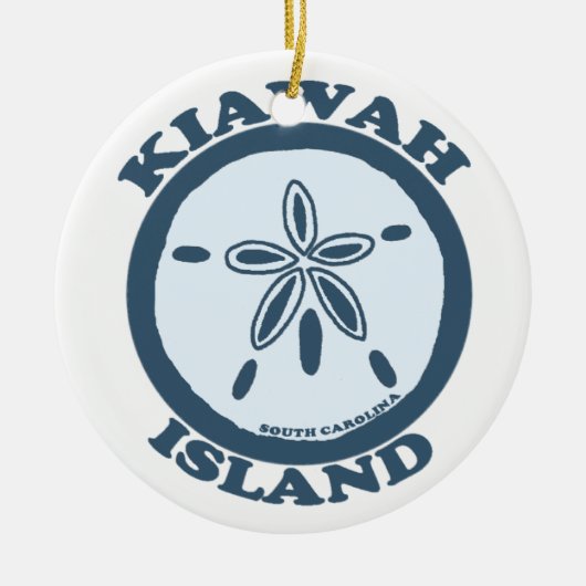 Kiawah Island。 セラミックオーナメント (正面)