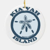 Kiawah Island。 セラミックオーナメント (裏面)