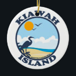 Kiawah Island。 セラミックオーナメント<br><div class="desc">Kiawah Island。</div>