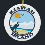 Kiawah Island。 セラミックオーナメント<br><div class="desc">Kiawah Island。</div>