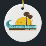 Kiawah Island。 セラミックオーナメント<br><div class="desc">Kiawah Island。</div>