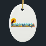 Kiawah Island。 セラミックオーナメント<br><div class="desc">Kiawah Island。</div>