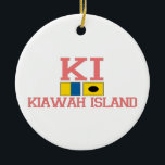 Kiawah Island。 セラミックオーナメント<br><div class="desc">Kiawah Island。</div>