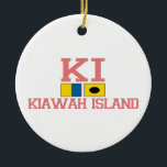 Kiawah Island。 セラミックオーナメント<br><div class="desc">Kiawah Island。</div>