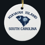 Kiawah Island。 セラミックオーナメント<br><div class="desc">Kiawah Island。</div>