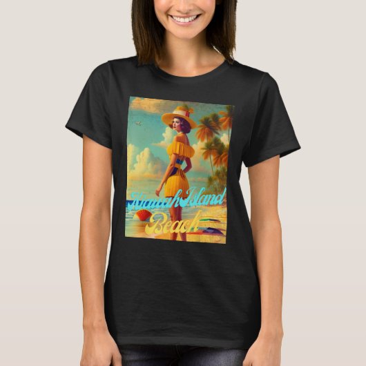 Kiawah Island Beach South Carolina Parasdise Beaut Tシャツ (正面)