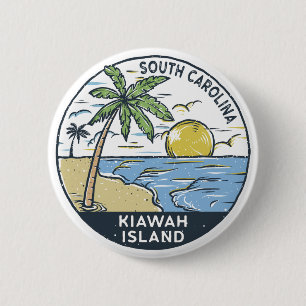 Kiawah Island South Carolina Vintage 缶バッジ
