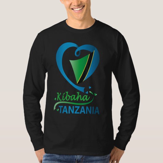 Kibaha Tanzania Flag Tanzanian Men Women Tシャツ (正面)