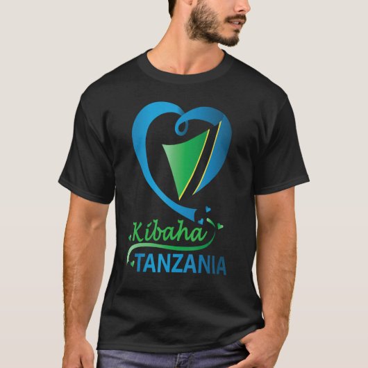 Kibaha Tanzania Flag Tanzanian Men Women Tシャツ (正面)