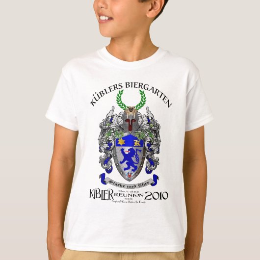 KIBLERの懇親会2010の子供のワイシャツXS Tシャツ (正面)