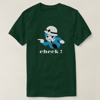 Kibo-chan pointing and checking tシャツ