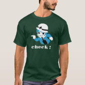 Kibo-chan pointing and checking tシャツ (正面)