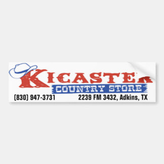 Kicasterの国店 バンパーステッカー