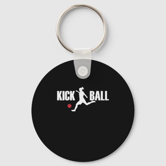 Kick Ball Gummiball Kickball Sport Amerika キーホルダー (正面)