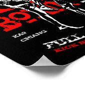 Kick Boxing Fighter Design For Mma Fans  ポスター (角)