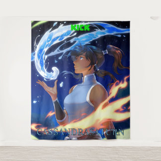 KICK CassandraSaturn大型タペストリー タペストリー