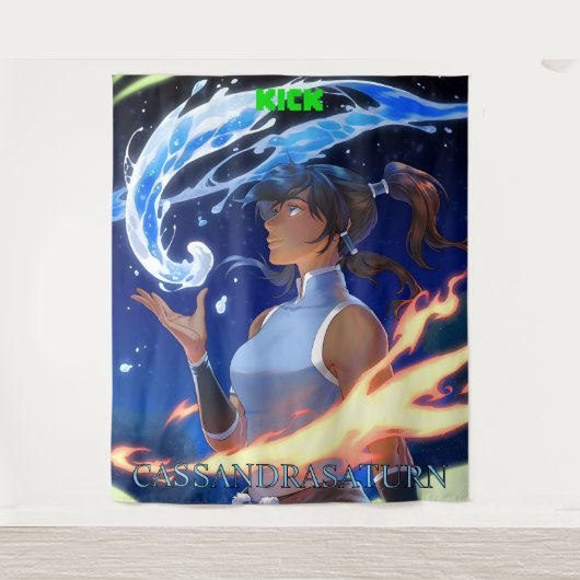 KICK CassandraSaturn大型タペストリー タペストリー (正面)