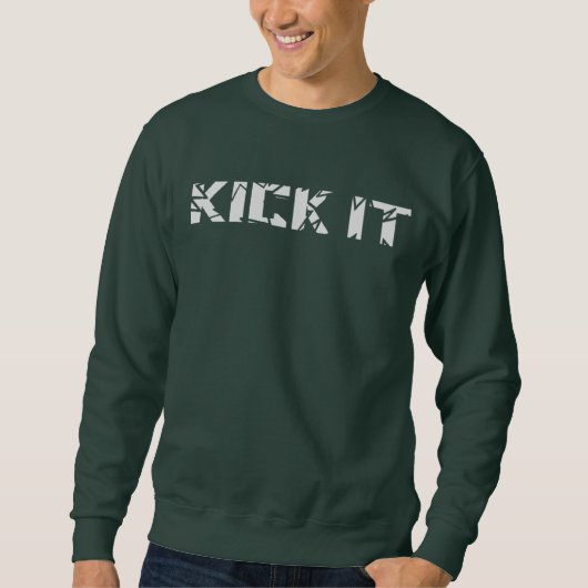 Kick it It Men's Sweatshirt スウェットシャツ (正面)