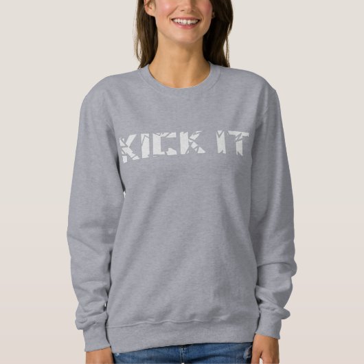 Kick It Women's Sweatshirt スウェットシャツ (正面)
