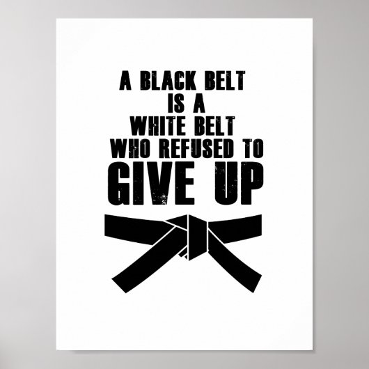 Kick Like a Girl Karate Tae Kwon Do Martial Arts ポスター (正面)