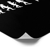 Kick Mma Kickboxing Boxer Boxing Human Evolution S ポスター (角)