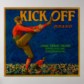 Kick Off Orange LabelRedlands, CA ポスター (正面)