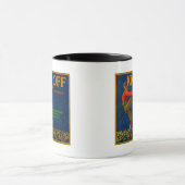 Kick Off Orange LabelRedlands, CA マグカップ (中央)