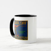 Kick Off Orange LabelRedlands, CA マグカップ (正面左)
