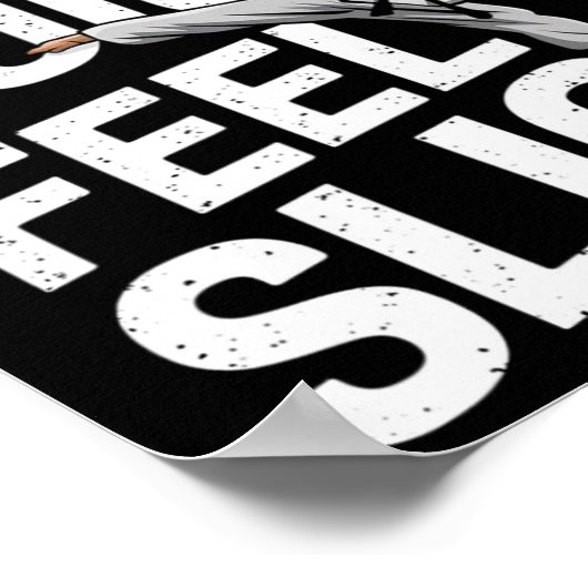 Kick Quick Feel Slick - Karate Training  ポスター (角)