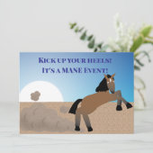 Kick up your heels, it's a mane event 招待状 (スタンド正面)