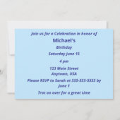 Kick up your heels, it's a mane event 招待状 (裏面)